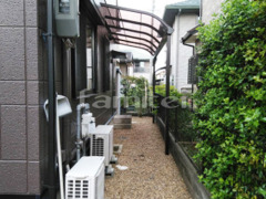 雨除け屋根 三協レボリューA1階