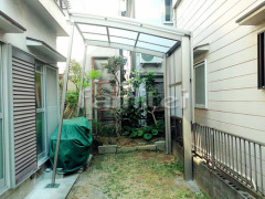 自転車バイク屋根 LIXILネスカR 目隠しパネル サポート柱