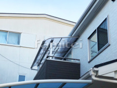 ベランダ屋根 カーポート イナバ物置