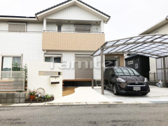 新築シンプル オープン外構