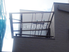 ベランダ屋根 三協レボリューA 2階