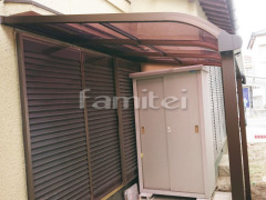 雨除け屋根 YKKソラリア1階