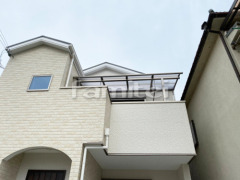 ベランダ屋根 LIXILスピーネ2階