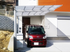 カーポート LIXILネスカF1台 ベランダ屋根 スピーネ2階