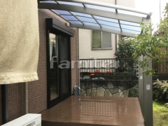 カーポート LIXILネスカR1台 水平式物干し