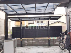 洗濯干し屋根 LIXIL独立式フーゴF1階