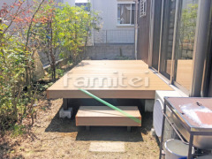 人工木材ウッドデッキ LIXIL樹ら楽ステージ