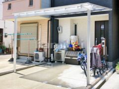 雨除け屋根 YKKソラリア1階