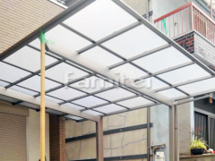 カーポート LIXILネスカF1台 ベランダ屋根 三協レボリュー3階 積雪50cm対応