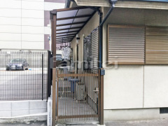 雨除け屋根 YKKソラリア1階