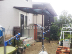 フル木製調テラス屋根 YKKサザンテラス パーゴラタイプ 1階