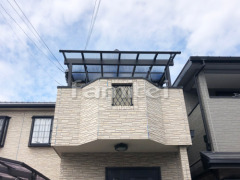 ベランダ屋根 YKKソラリア2階 積雪50cm対応
