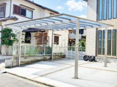 カーポート LIXILネスカF横2台 自転車バイク屋根 LIXILネスカR