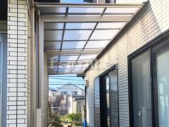 雨除け屋根 LIXIL独立式フーゴF1階 玄関門扉 AB TM1型