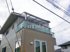 ベランダ屋根 YKKソラリアテラス屋根 2階