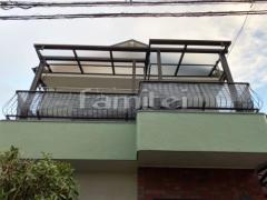 2階ベランダ屋根 YKKAP ソラリアF フラット屋根 スタンダード 壁付