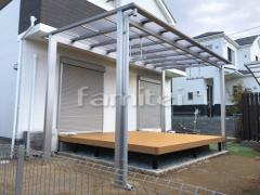 雨除け屋根 YKK独立式エフルージュFIRST 1階用