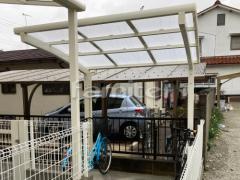 自転車バイク屋根 LIXILネスカR 土間コンクリート