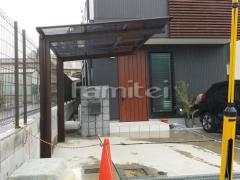 フル木製調自転車バイク屋根 TAKASHO アートポート 駐輪場屋根