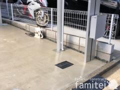 ブロック塀 (化粧ブロック) 太陽エコブロックス 普通CB スチールメッシュ フェンス YKKAP イーネット3F型 スチール柱 境界・メッシュ