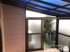 引き戸 樹脂デッキ サンルーム(テラス囲い) YKKAP 目隠しソラリアF 積雪50cm対応 目隠し フラット屋根