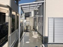 1階テラス屋根 (雨除け) YKKAP ソラリアF フラット屋根 スタンダード 壁付
