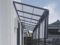 雨除け屋根 LIXILスピーネ 物置移設