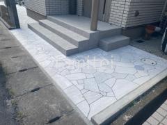 新築シンプル オープン外構