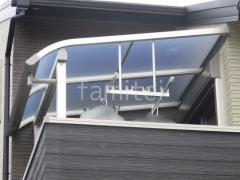 2階ベランダ屋根 YKKAP ソラリアR アール屋根 スタンダード 壁付