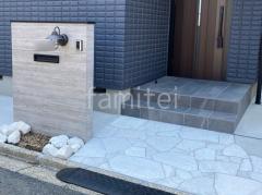 新築シンプル オープン外構