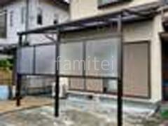 1階テラス屋根 (雨除け) YKKAP ソラリアF フラット屋根 スタンダード 壁付