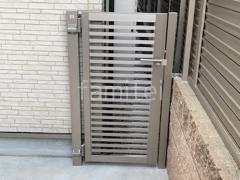 片開き 門扉 LIXIL AB YR3型 太横桟