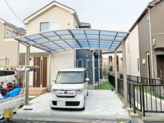 カーポート LIXILネスカR横2台 ベランダ屋根 YKKソラリア2階