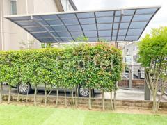 カーポート1台 (単棟) LIXIL ネスカR アール屋根