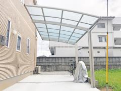 カーポート1台 (単棟) YKKAP アリュース アール屋根