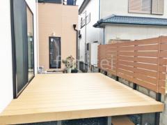 人工木デッキ LIXIL 人工木 樹ら楽ステージ 人工木・樹脂 フェンス(木調) F&F マイティウッド ベーシック極 高尺タイプ 目隠し 木調・ラティス 樹脂
