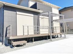 人工木デッキ LIXIL 人工木 樹ら楽ステージ