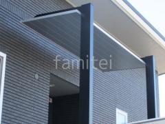 カーポート1台+延長 三協アルミ カーポート1台 LIXIL 1階テラス屋根