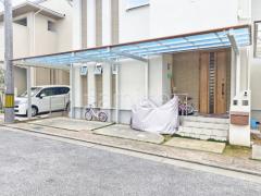 カーポート 三協木製調ニューマイリッシュ逆勾配 縦2台