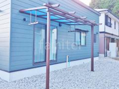 フル木製調テラス屋根 YKKサザンテラス パーゴラタイプ1階