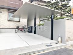 カーポート1台 (単棟) LIXIL カーポートSC フラット屋根 吊り下げ屋根