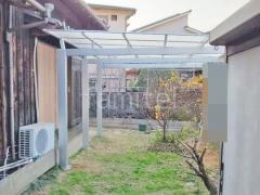 カーポート1台 (単棟) 三協アルミ ニューマイリッシュ 逆勾配 フラット屋根 前下がり屋根