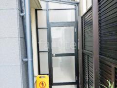 ドア付き ストックヤード 三協アルミ オイトック 波板タイプ
