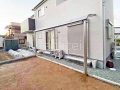 カーポート 雨除け屋根 勝手口門扉
