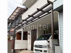 1階テラス屋根 三協アルミ 3階ベランダ屋根 LIXIL
