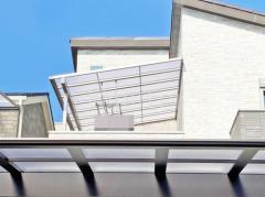 2階ベランダ屋根 LIXIL テラスVS F 積雪30cm対応 フラット屋根 スタンダード 壁付