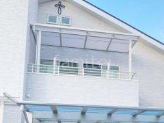 2階ベランダ屋根 YKKAP フル木製調 サザンテラス フレームタイプ フラット屋根 スタンダード 壁付
