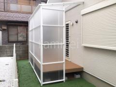 ウッドデッキ LIXIL ストックヤード 三協アルミ 人工芝 マツモト