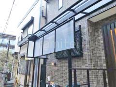 1階テラス屋根 (雨除け) LIXIL スピーネR アール屋根 スタンダード 壁付