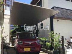 カーポート1台 (単棟) LIXIL カーポートSC フラット屋根 吊り下げ屋根